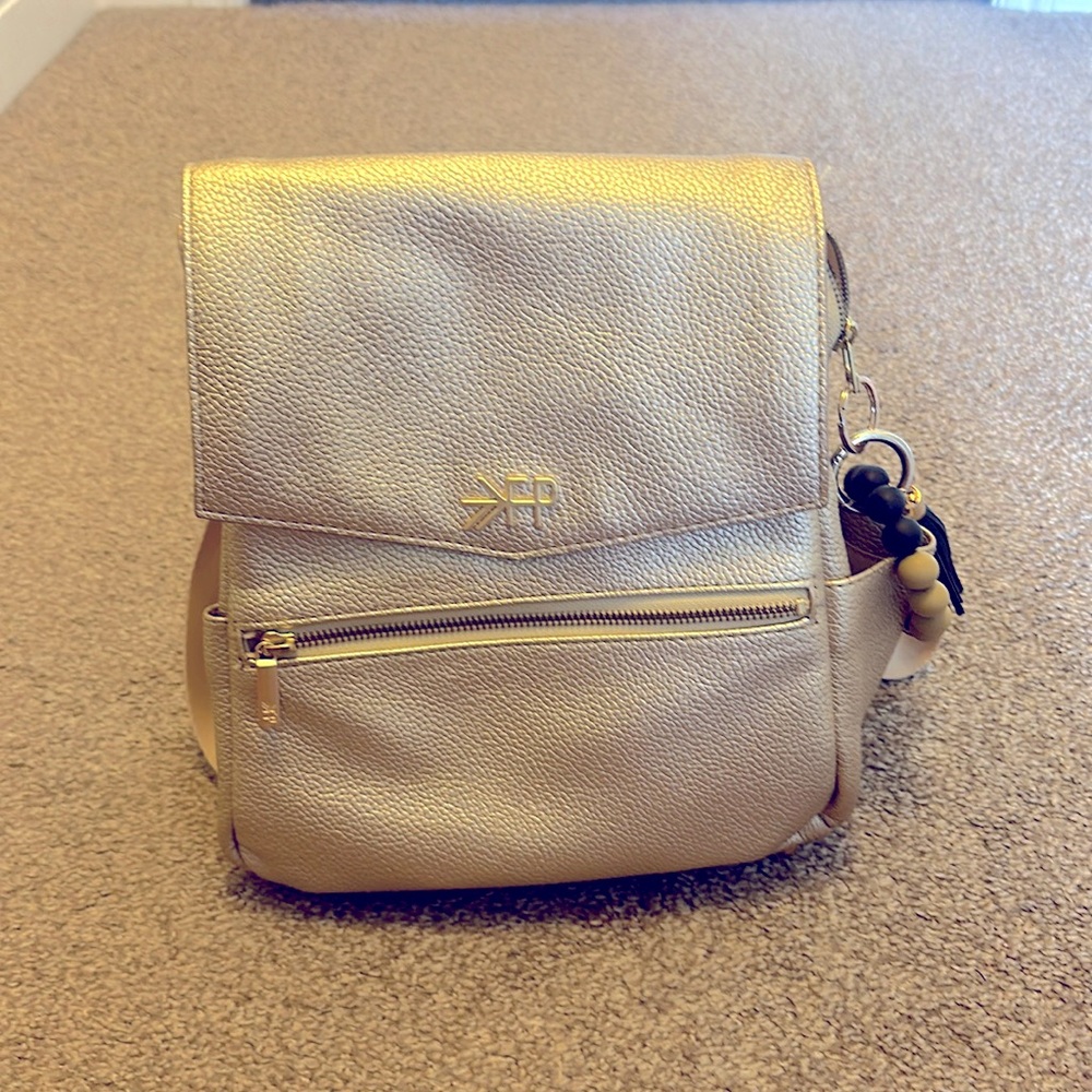Freshly picked mini backpack, gold, used in good condition